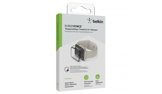 Belkin TemperedCurve Screenprot. Apple Watch 4-8/SE 40/41mm clear