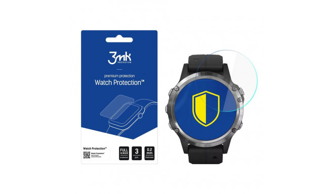 Hybrid Glass 3mk Watch Protection FlexibleGlass for Garmin Fenix ​​5 Plus