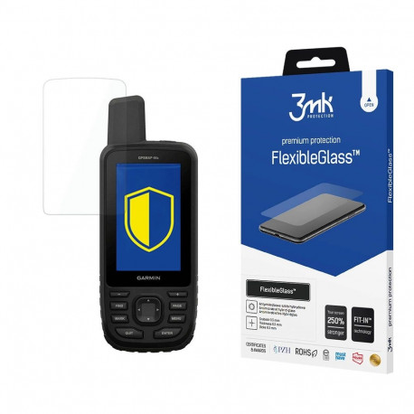 Tempered glass 3mk FlexibleGlass for Garmin GPSMap 66S