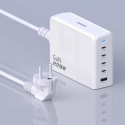 Dudao A228EU GaN charger 1x USB-A 4x USB-C PD 228W - white
