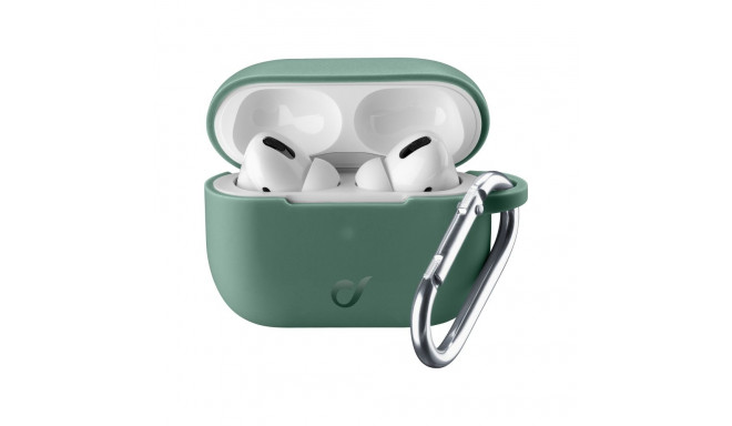 Airpods Pro laadimiskarbiümbris Cellular Line Bounce, roheline