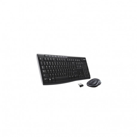 Logitech MK270 Wireless Combo Keyboard + Mouse, US Int, Black