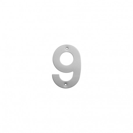 HOUSE NUMBER STAINLESS STEEL SS-9 145MM