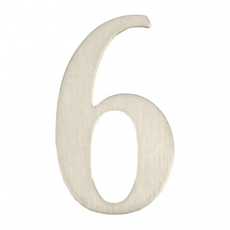 ukse number 6 SS-6 62mm roostevaba teras