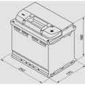 BATTERY BOSCH 63AH/610A 0092S50050S5005