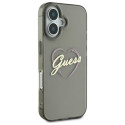 Guess GUHCP16SHCHGSPK iPhone 16 6.1" black/black hardcase IML Heart