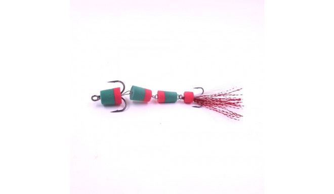 Merganser Mandula lure MA-70-0003, 1.7 g, 70 mm, Green / Red / Green, 1 psc, in plastic package