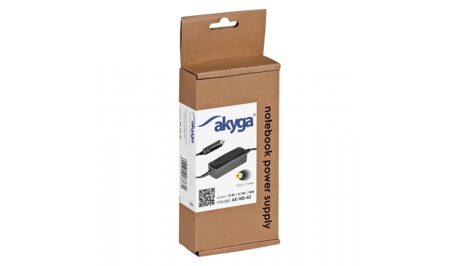 Akyga Car notebook power supply AK-ND-43 19V/4.74A 90W 5.5x1.7mm ACER
