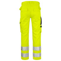 Jobman Practical ripptaskutega vööpüksid 2377 Hi-Vis kollane 44