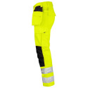 Jobman Practical ripptaskutega vööpüksid 2377 Hi-Vis kollane 52