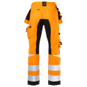 Jobman stretch ripptaskutega vööpüksid 2240 Hi-Vis oranž 48