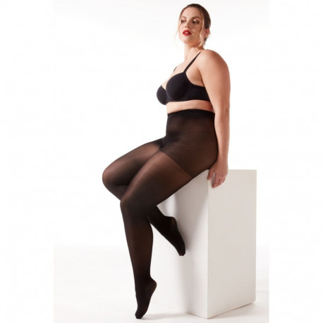 SOKISAHTEL SEMI plus size musta värvi 60 DEN sukkpüksid 448