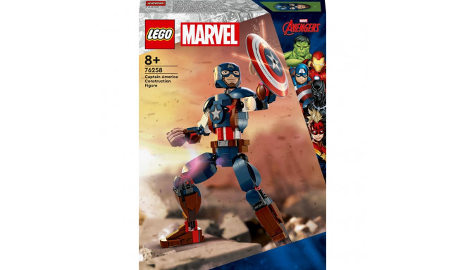 "LEGO Marvel Super Captain America Baufigur 76258"