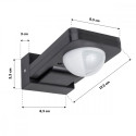 Motion Sensor PIR IP65 MCE243 GR