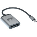 Hoodman Steel SD & Micro SD UHSII enabled memory card reader USB 3.2 Gen 1