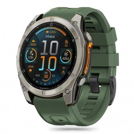 TECH-PROTECT SILICONE GARMIN FENIX 5S / 5S PLUS / 6S / 6S PRO / 7S / 8 / 9 / 9 PRO (43 MM) MILITARY 