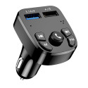 Jellico F10 Bluetooth 5.0 FM / MP3 Transmitter + Car Fast Charger 2x USB QC 3.0 3.1A LED Black