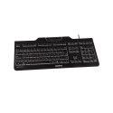 CHERRY KC 1000 SC keyboard Office USB QWERTZ German Black