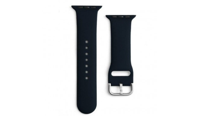 iLike Strap APS Silicone Watch Band 8/7/6/5/4/3/2 / SE (41/40 / 38mm) Strap Watchband Black