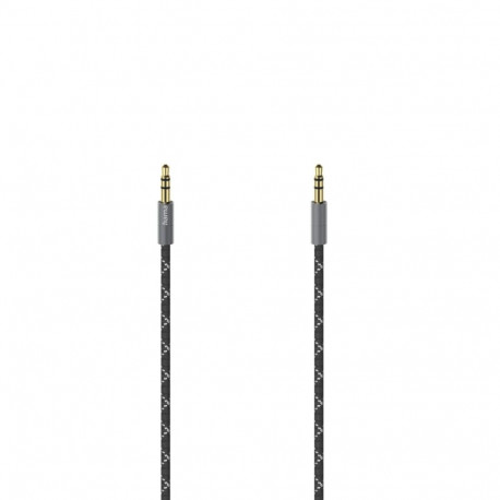 Hama 00205129 Audio Cable 0.75 m 3.5mm Black/Grey