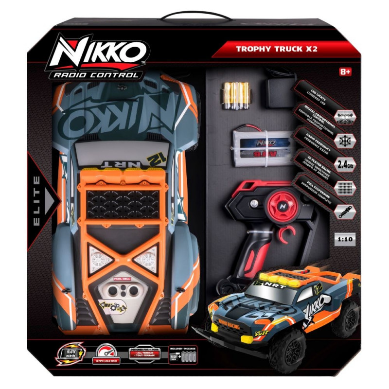 NIKKO Radio control vehicle Elite Trophy Truck X2 scale 1 10 RC cars Photopoint.lv