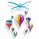 4M KidzMaker DIY set Paint Your Own Hot Air Balloons Mobile