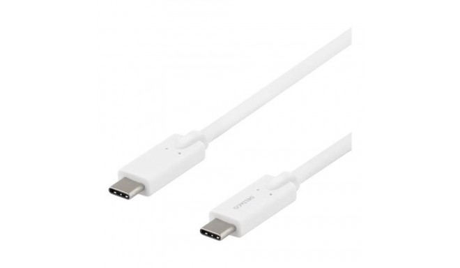 Deltaco USBC-1504M USB cable 2 m USB 3.2 Gen 1 (3.1 Gen 1) White