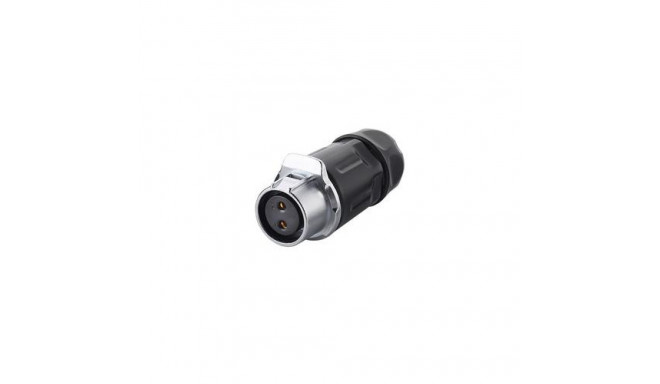 Alcasa IC01-20P202 wire connector S1 - Power (2-pin) Black