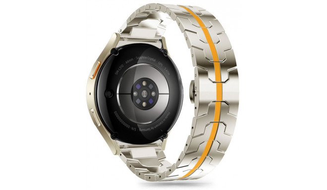 Tech-Protect ремешок для часов Stainless Samsung Galaxy Watch4/5/5 Pro/6/7/FE, titanium/orange