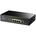 Cudy GS1005PTS1 network switch Gigabit Ethernet (10/100/1000) Power over Ethernet (PoE) Black