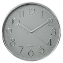 Hama Elegance Quartz clock Circle Grey, Silver