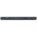 Intellinet 19&quot; Cable Entry Panel, 1U, with Brush Insert, Black