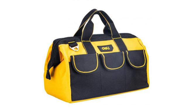 Deli Tools EDL430013 tool storage case Black, Yellow Oxford