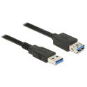 DeLOCK 85058 USB cable USB 3.2 Gen 1 (3.1 Gen 1) 5 m USB A Black
