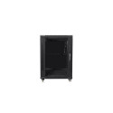 Lanberg FF01-6615-12B rack cabinet 15U Freestanding rack Black