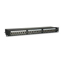 Equip 24-Port Cat.5e Shielded Patch Panel, Black