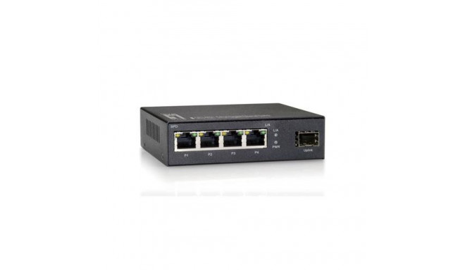 LevelOne 5-Port Gigabit Switch, 1 x SFP