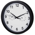 Hama Pure Plus Quartz clock Circle Black