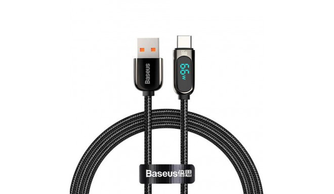 Baseus CASX020001 USB cable 1 m USB A USB C Black