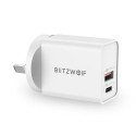 BlitzWolf BW-S20 mobile device charger White Indoor