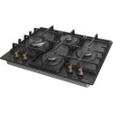 Gorenje GW6D42CLB hob Black Built-in 60 cm Gas 4 zone(s)