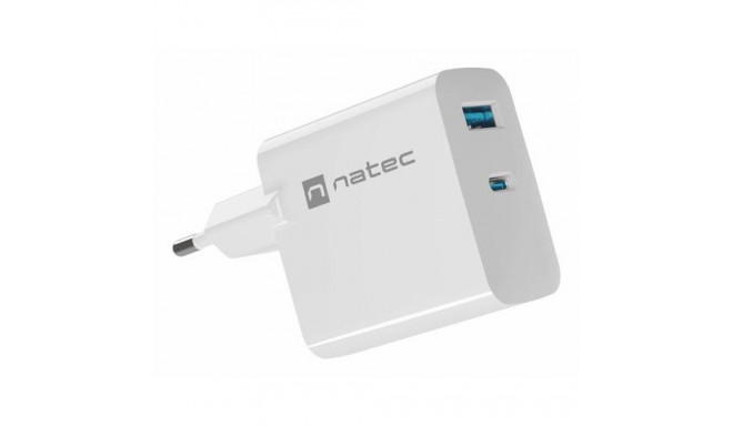 NATEC NUC-2144 mobile device charger Universal White AC Fast charging Indoor