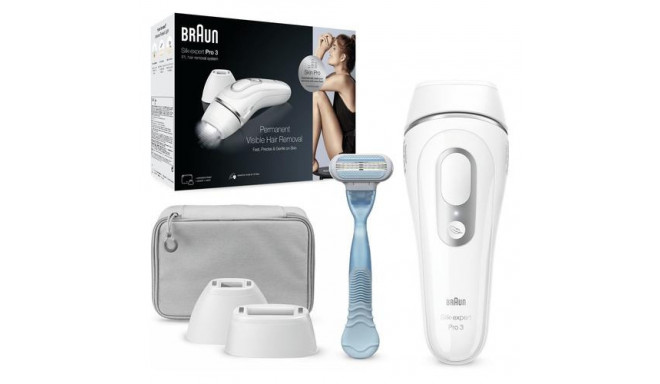 Braun Silk-expert Pro Silk expert Pro 3 PL3121 Intense pulsed light (IPL) Silver, White