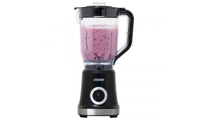 Mesko Home MS 4079b 1.8 L Tabletop blender 500 W Black, Steel, Transparent