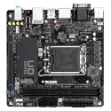 Gigabyte H610I Motherboard - Supports Intel Core 14th CPUs, 4+1+1 Hybrid Digital VRM, up to 5600MHz 