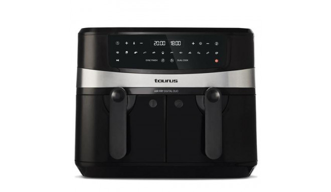 Taurus Air Fry Digital Duo Double 9 L 2200 W Hot air fryer Black