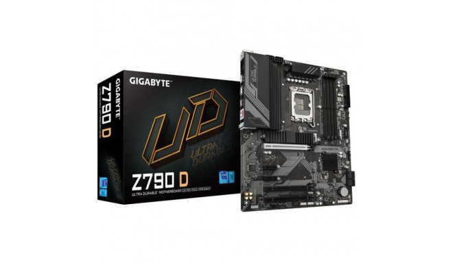 GIGABYTE Z790 D Motherboard - Supports Intel Core 14th Gen CPUs, 12+1+１ Phases Digital VRM, up to 76