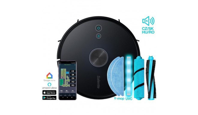 Salente L7 robot vacuum 0.6 L Bagless Black