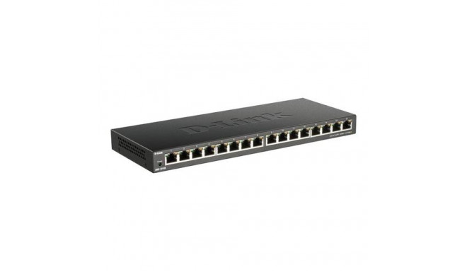 D-Link DGS-1016S Unmanaged Gigabit Ethernet (10/100/1000) Black