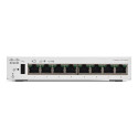 Cisco Catalyst 1200-8T-D Smart Switch, 8 Port GE, Ext PS, Desktop, Limited Lifetime Protection (C120